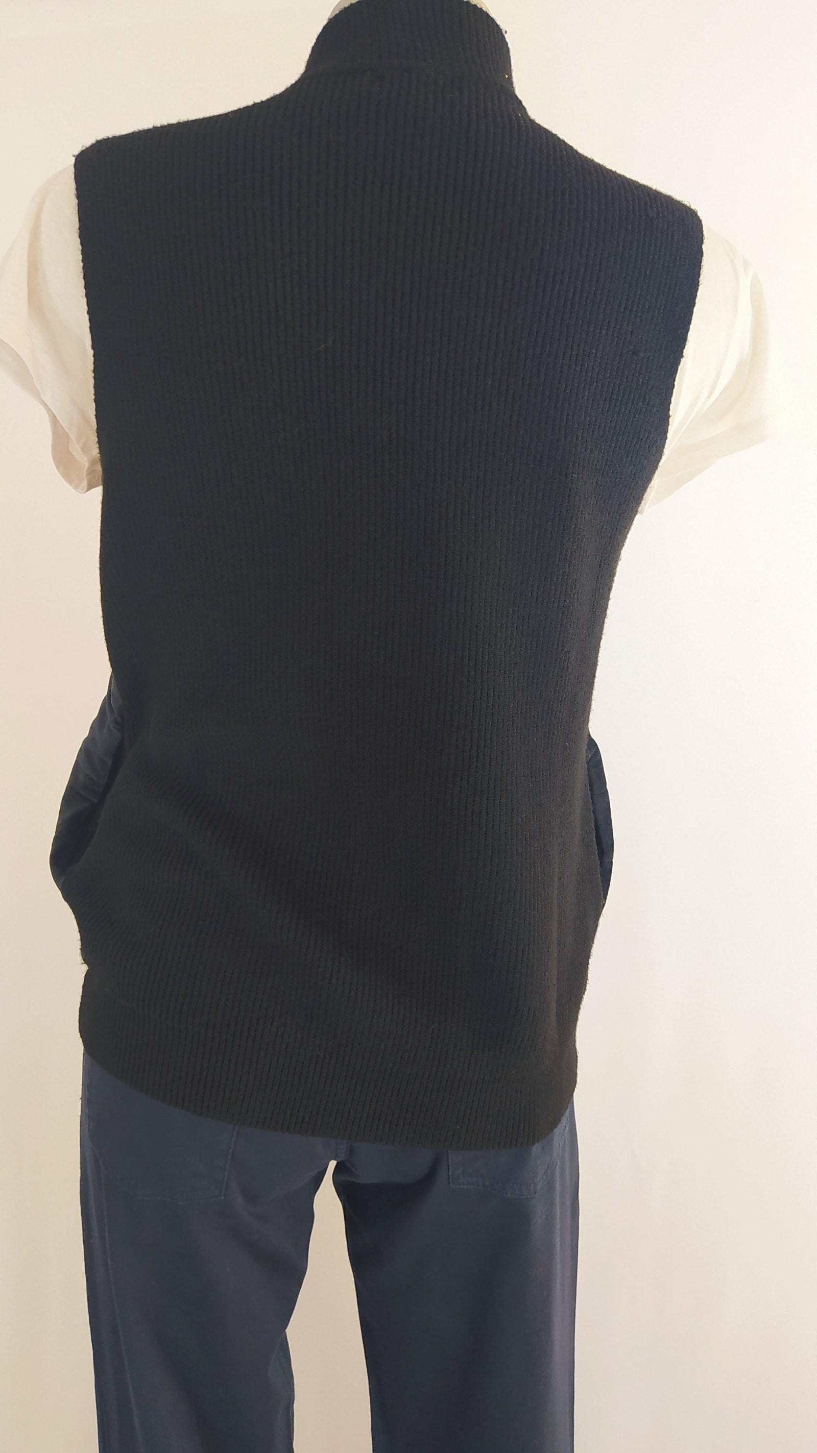 Gilet noir matelassé sans manches Odemai - Offre-Unique