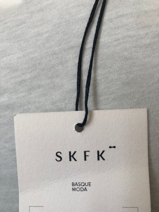 T-shirt coton recyclé manches rayures de couleurs SKFK
