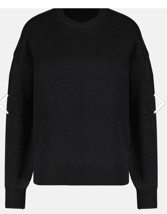 Pull noir col rond Deeluxe