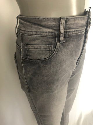 Jeans gris délavé coupe stretch ajustée Deeluxe