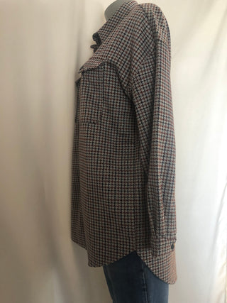 Veste légère classique femme motifs pied de poule Peppercorn