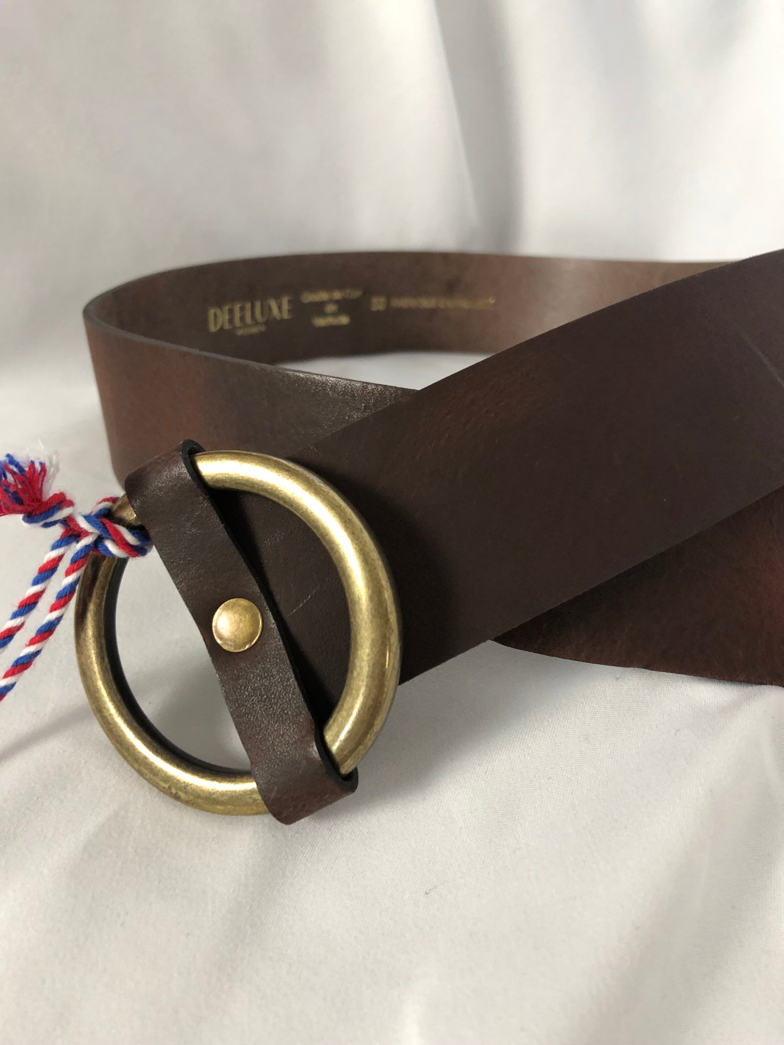 Ceinture femme cuir marron Deeluxe