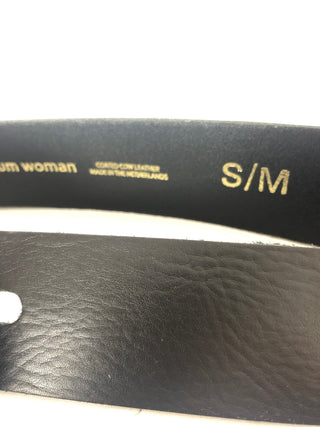 Ceinture cuir noir Summum Woman - Taille S / M