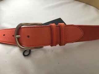 Ceinture cuir rouge Atelier Bower Taille XL