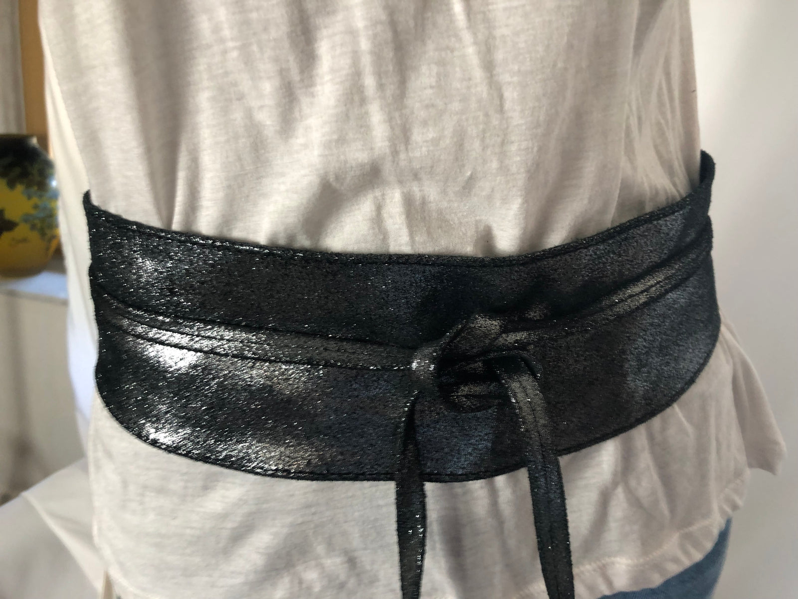 Ceinture fantaisie femme en croûte de cuir Vimoda taille unique