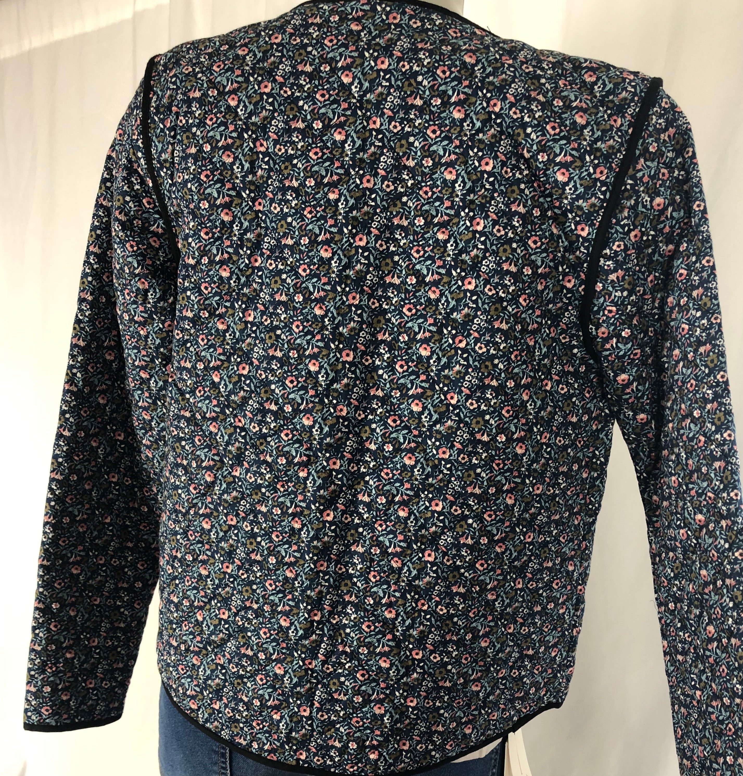 Veste mi-saison motif floral coupe droite Peppercorn - Offre-Unique