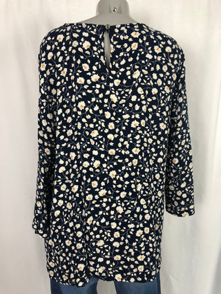 Blouse à motif floral coupe classique droite Peppercorn