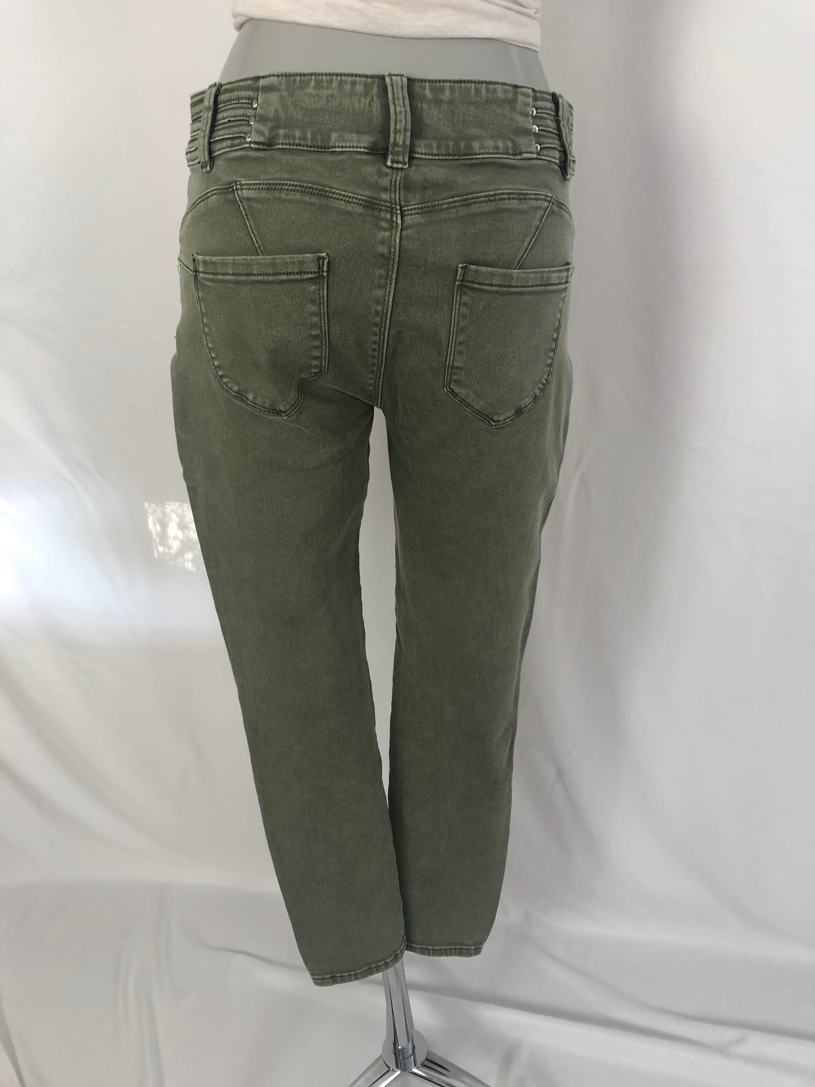 Jeans taille haute coupe skinny coton ultra souple C'est beau la Vie