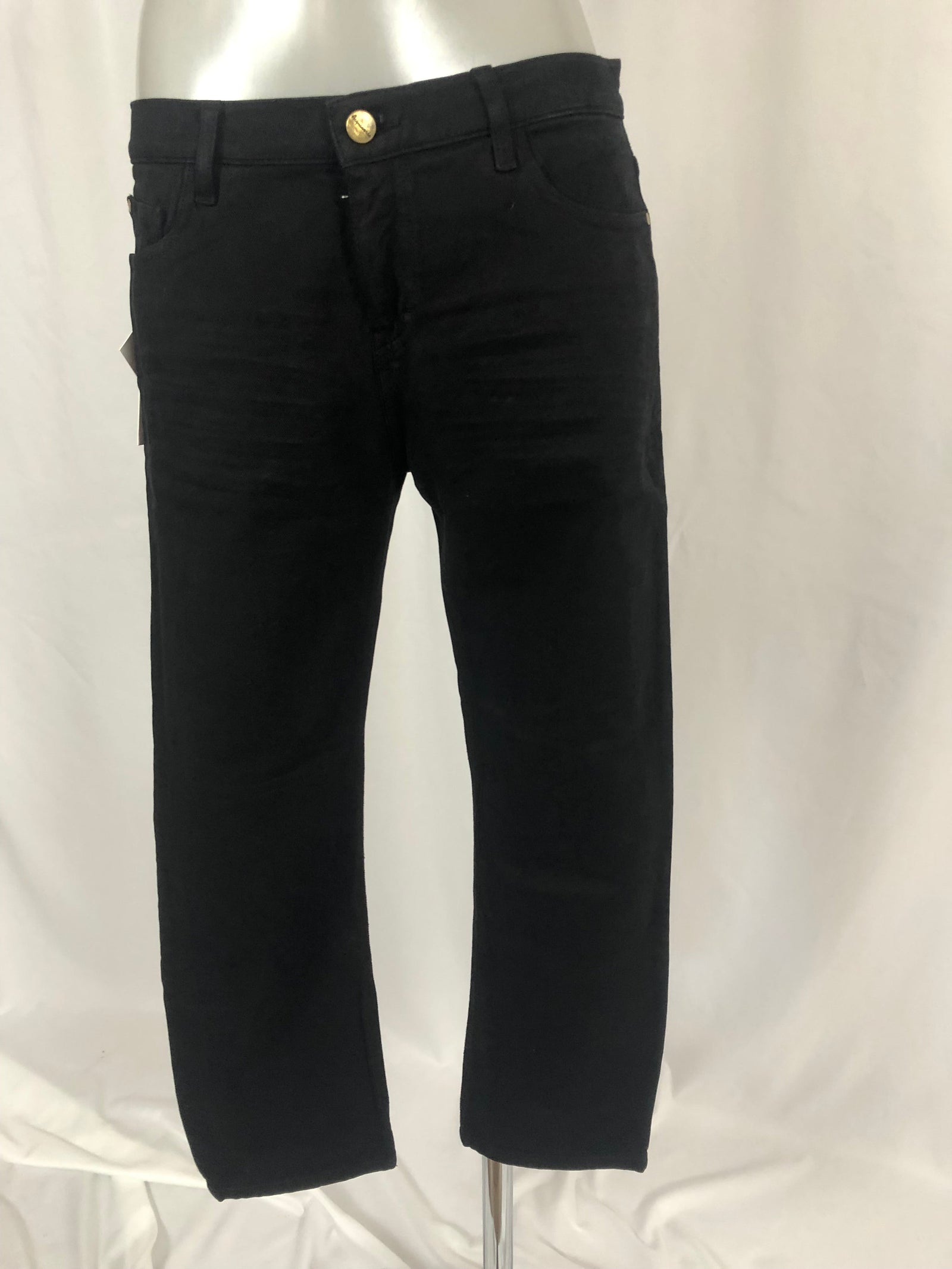 Jeans noir coupe droite Acquaverde