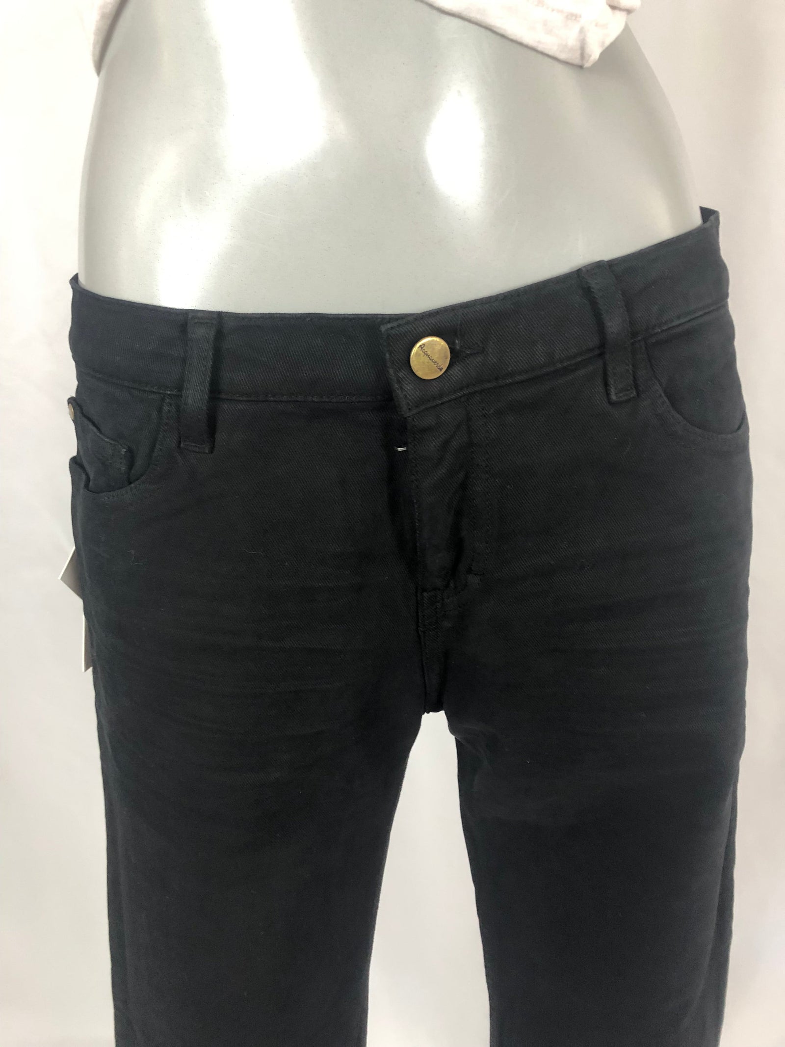 Jeans noir coupe droite Acquaverde