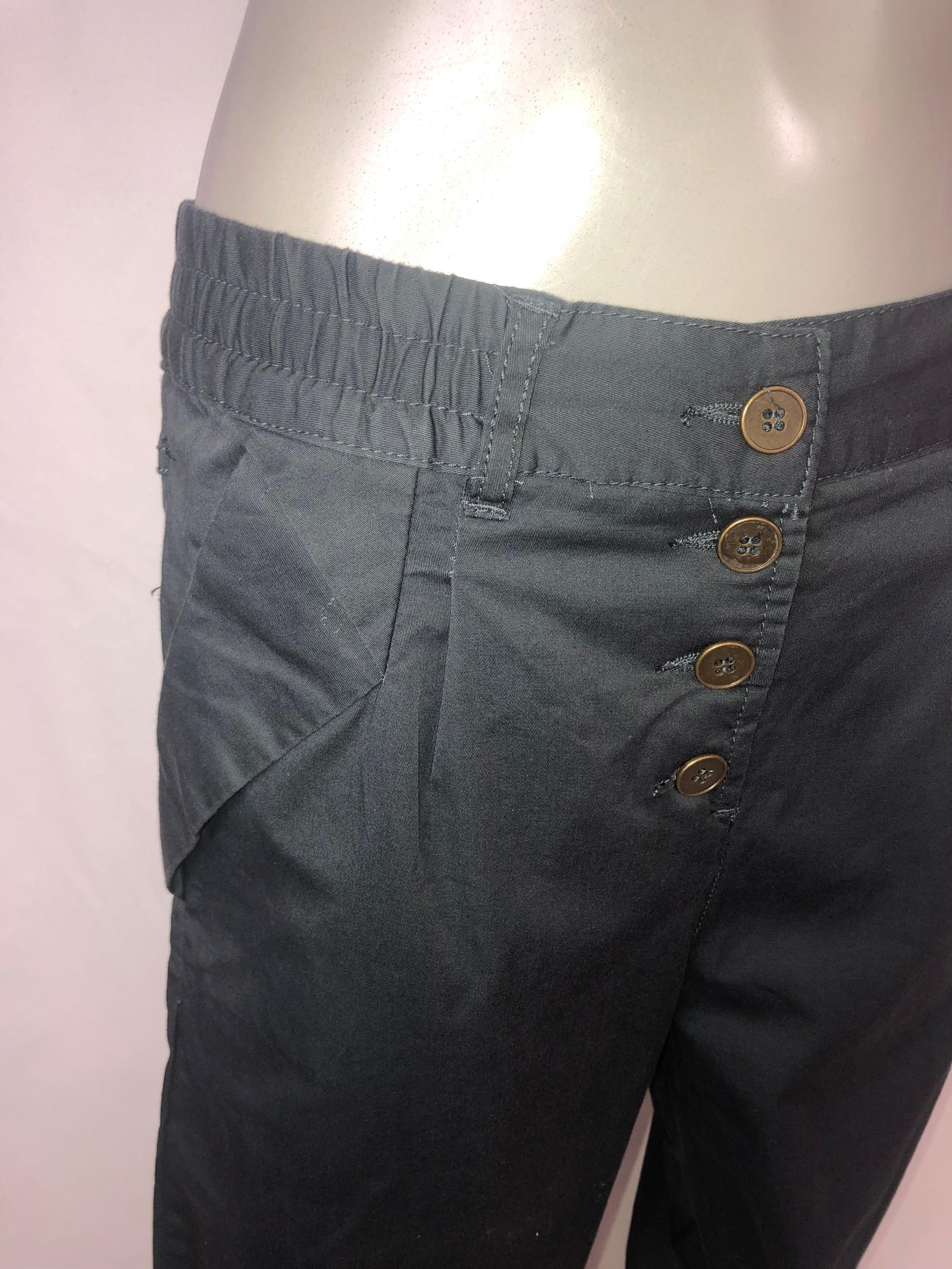 Pantalon femme 7/8 leger bleu marine BYoung - Offre-Unique