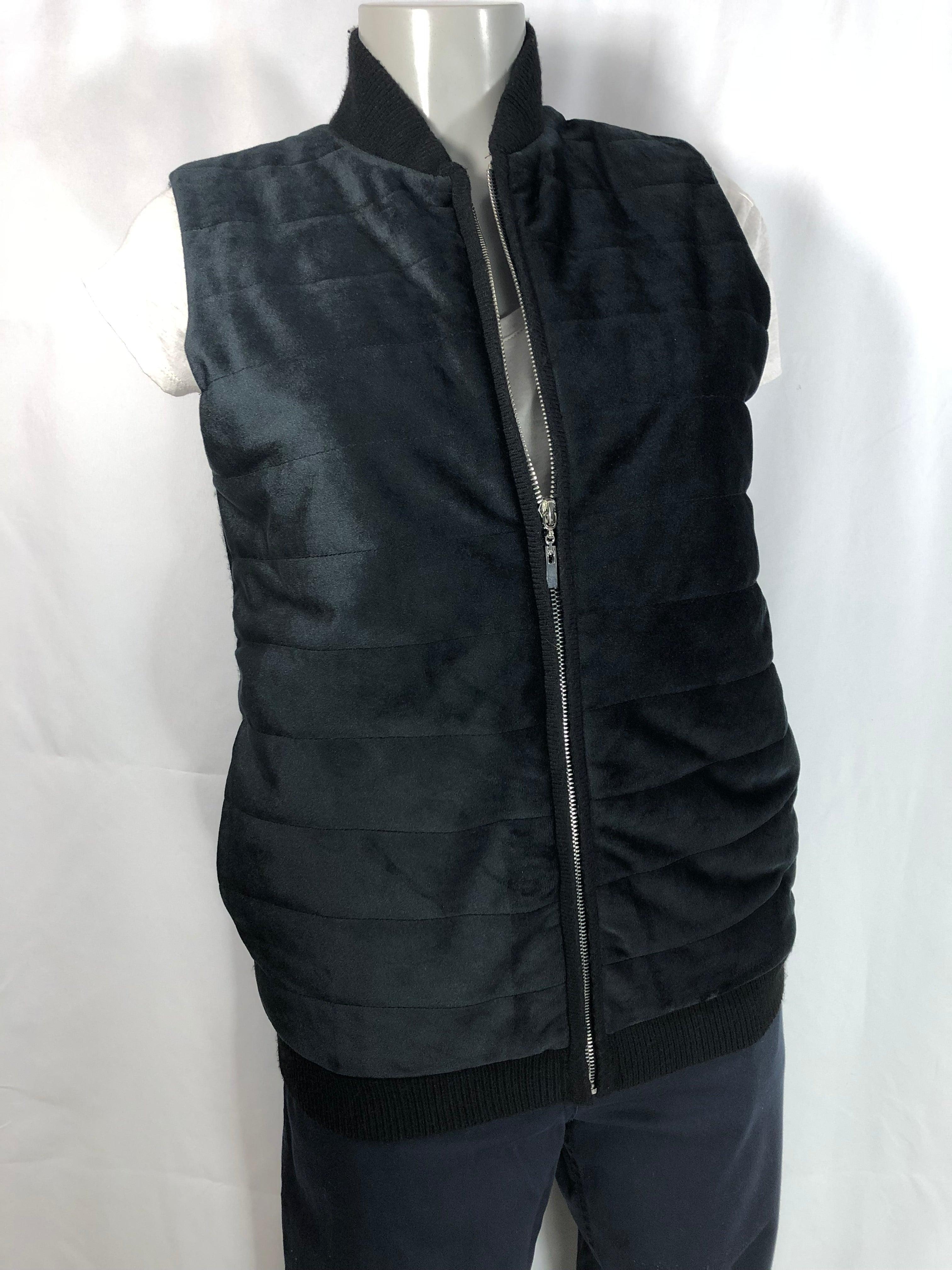 Gilet noir matelassé sans manches Odemai - Offre-Unique