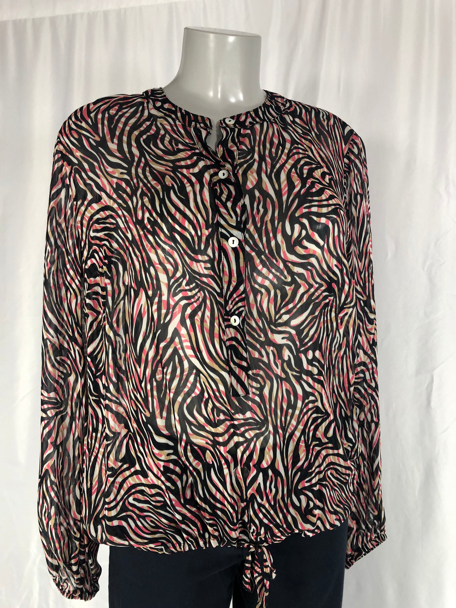 Blouse multicolore à joli tissu imprimé Summun Woman