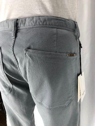 Jeans gris coupe droite stretch Acquaverde