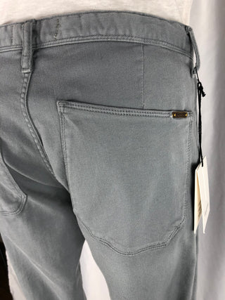 Jeans gris coupe droite stretch Acquaverde