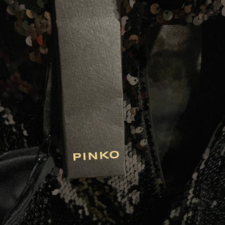 Robe de soirée à paillettes entièrement doublée Pinko