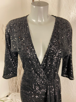 Robe de soirée à sequins par la styliste italienne Patricia Pepe