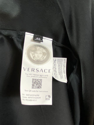 Mythique robe courte noire de soirée Versace
