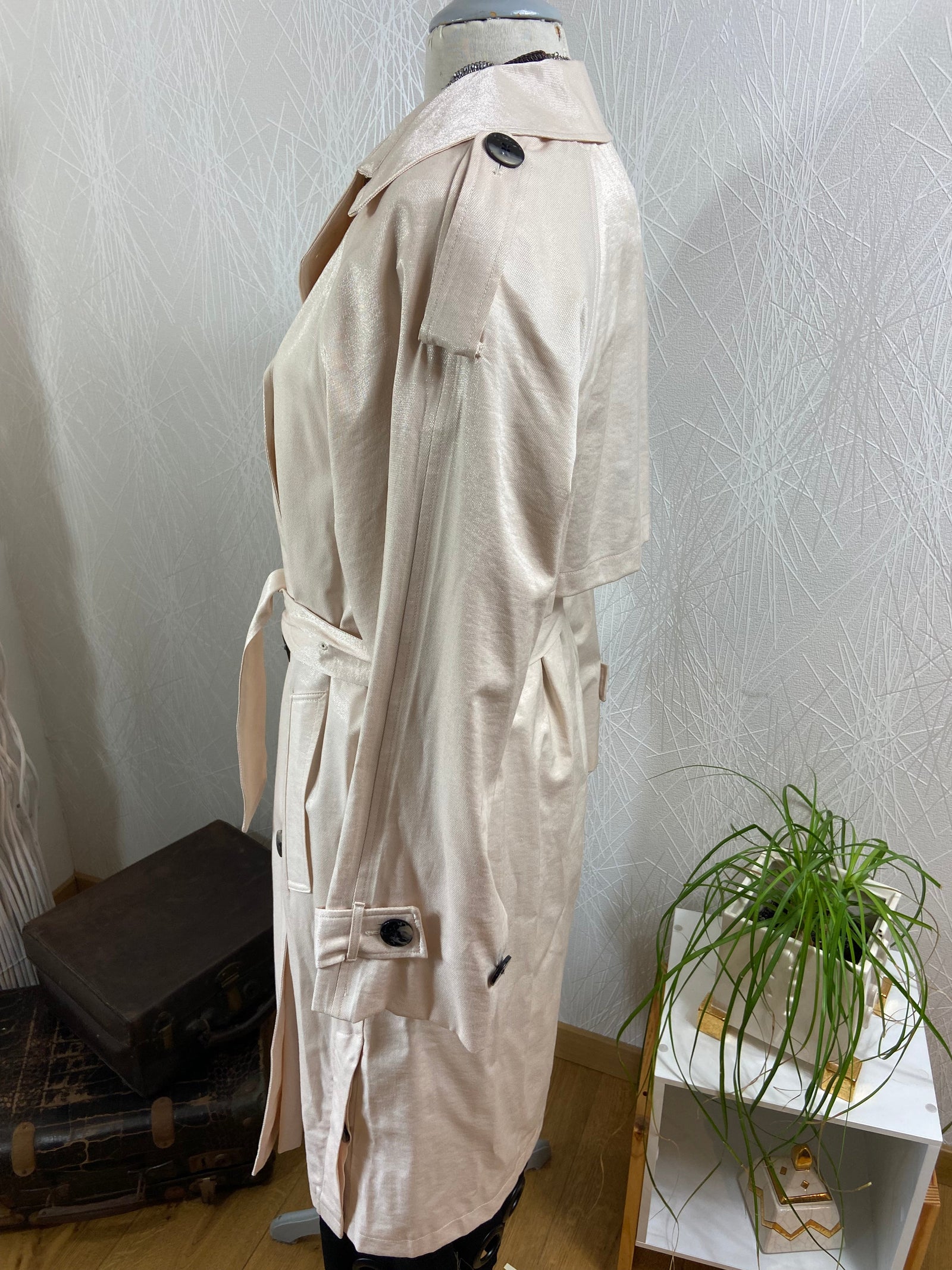 Imperméable trench long féminin et élégant ICHI