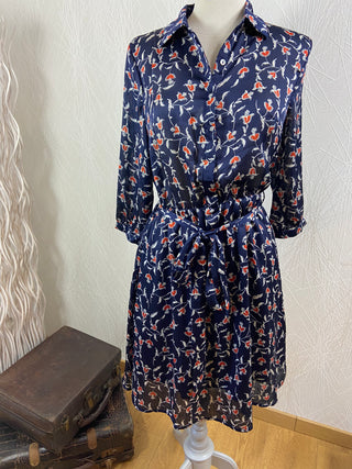 Robe cintree doublee a motif floral It Hippie Offre Unique