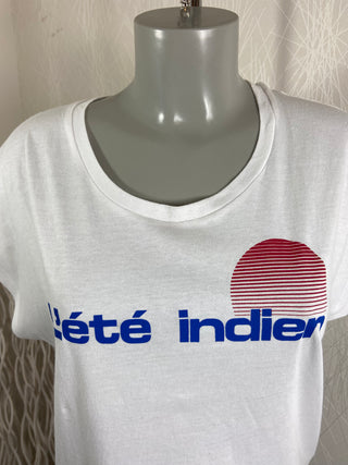 T-shirt sans manches blanc 100% coton Jane Blue