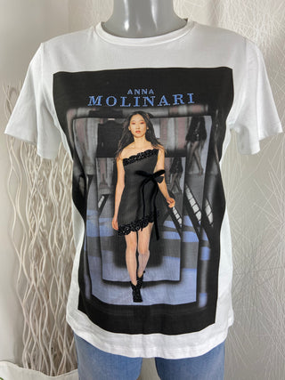 T-shirt femme par la styliste italienne Anna Molinari