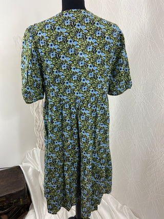 Robe courte légère fleurie coton An’ge