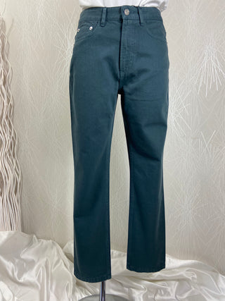 Pantalon coton mastic taille haute coupe droite modèle Jonas Lab Dip