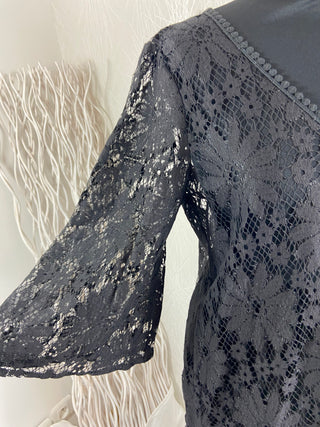 Tunique noire dentelle hotsell