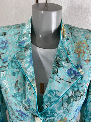 Magnifique veste en soie de créateur Tabala Paris