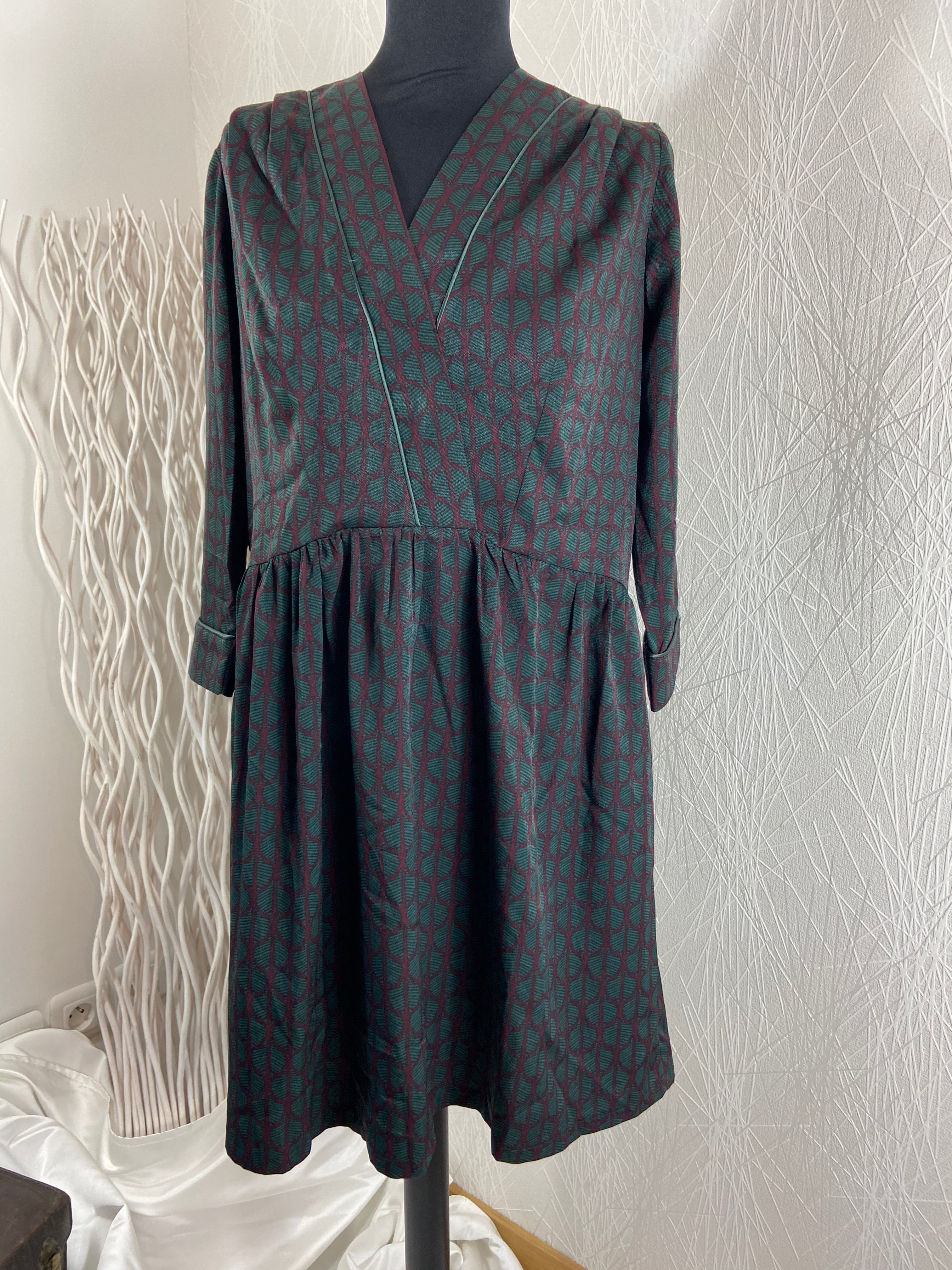 Robe midi manches longues Opullence - Offre-Unique