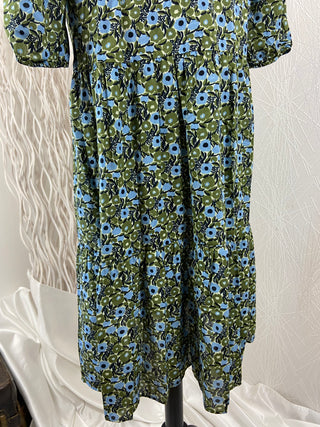 Robe courte légère fleurie coton An’ge