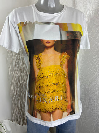 T-shirt femme par la styliste Anna Molinari